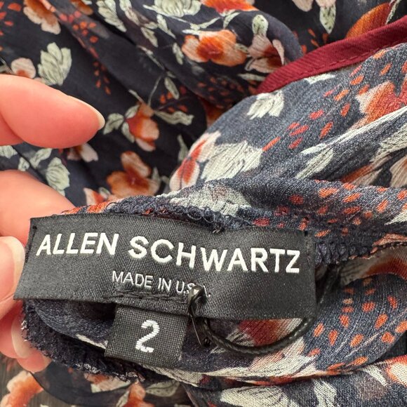 NWT Allen Schwartz "Gracie" Floral Dress, size 2 - Picture 8 of 13